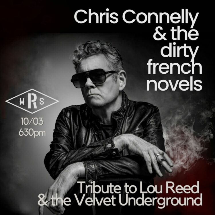Promotion for Chris Connelly and the dirty french novels gig